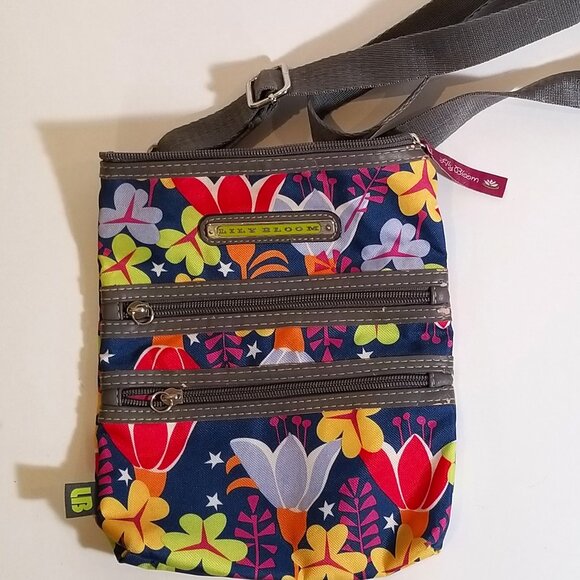 Lily Bloom Eco-Friendly Floral Crossbody Purse | Lightweight Travel Bag - Picture 2 of 6
